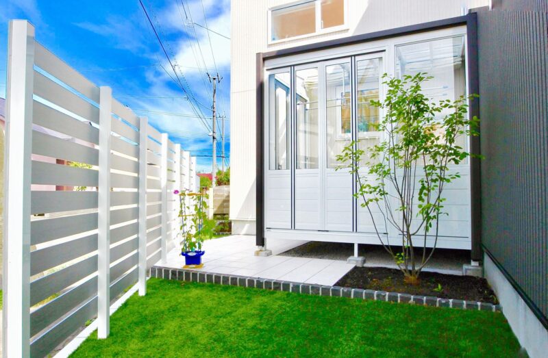 ガーデンルームのある暮らし～デットスペースがオシャレな空間に～ 札幌市北区